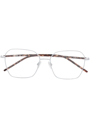 BOSS square-frame optical glasses - Silver