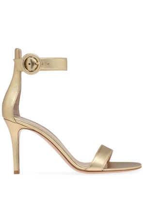 Gianvito Rossi Portofino 85mm sandals - Gold