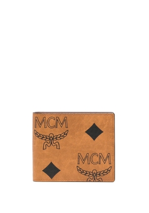 MCM Aren monogram wallet - Brown
