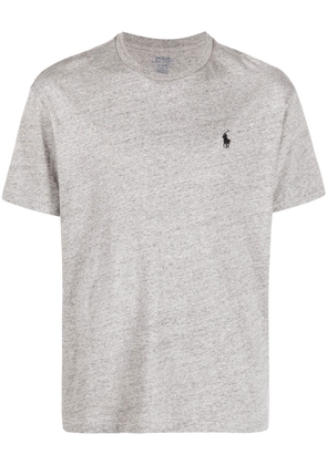 Polo Ralph Lauren logo-embroidery cotton T-shirt - Grey