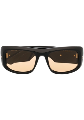 Gucci Eyewear rectangular-frame sunglasses - Black