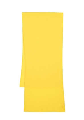 Colombo ribbed-knit cashmere scarf - Yellow
