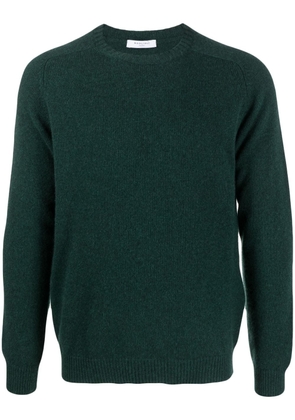 Boglioli ribbed-trim cashmere jumper - Green