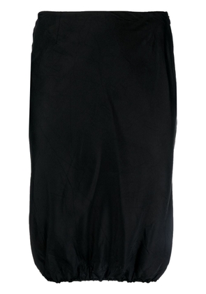 Prada Pre-Owned 2000s ruched silk skirt - Black