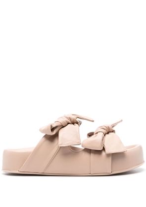 AGL Jane bow-detail sandals - Pink