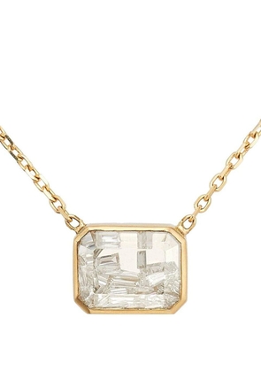 Moritz Glik 18kt yellow gold Esmeralda diamond shaker pendant necklace