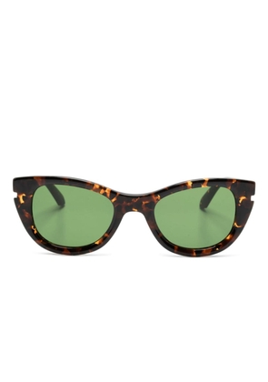 Off-White Eyewear cat-eye frame sunglasses - Brown