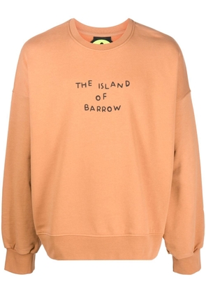 BARROW logo-print long-sleeve sweatshirt - Brown