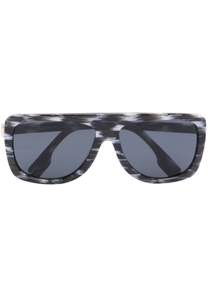 Burberry Eyewear abstract-patterned sunglasses - Black