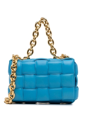 Bottega Veneta Pre-Owned 2012-2023 Intrecciato Padded Chain Cassette satchel - Blue