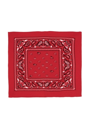 Barrie bandana-print scarf - Red