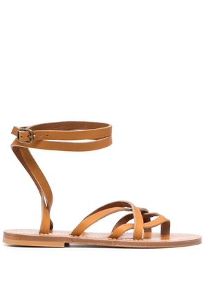 K. Jacques Zeno calf-leather sandals - Brown