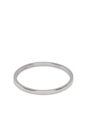 Le Gramme 18kt white gold Slick polished ring - Silver
