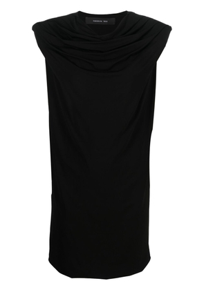 Federica Tosi ruched-detail mini dress - Black