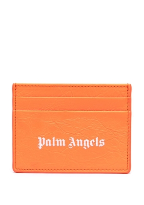 Palm Angels patent leather card holder - Orange