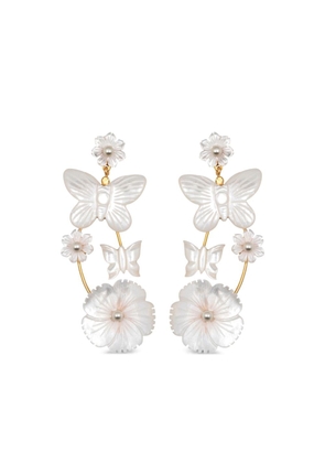 Jennifer Behr Makenna butterfly drop earrings - Gold