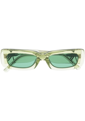 Linda Farrow transparent-frame sunglasses - Green