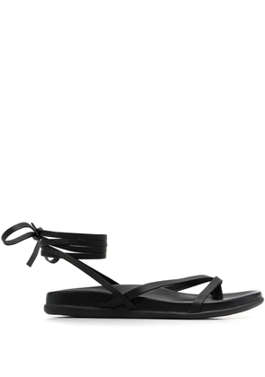 Ancient Greek Sandals Glykeria leather sandals - Black