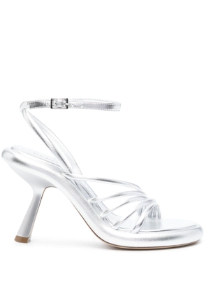 Vic Matie Dosh 80mm leather sandals - Silver