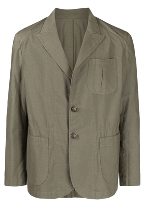 Man On The Boon. ribbed alternative suit jacket - Green
