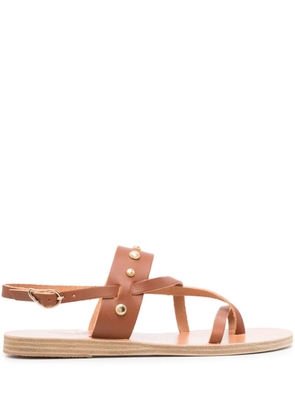 Ancient Greek Sandals Alethea Bee leather sandals - Brown