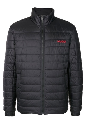 HUGO zipped padded jacket - Black