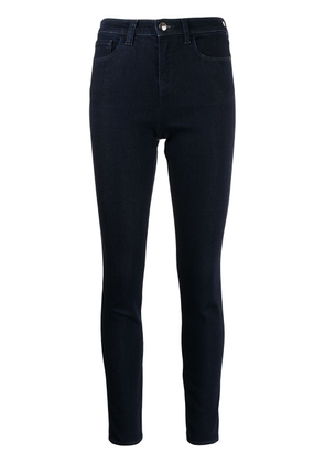 Emporio Armani high-waisted skinny jeans - Black