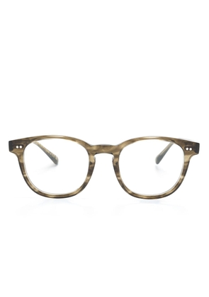 Oliver Peoples Kisho square-frame glasses - Grey