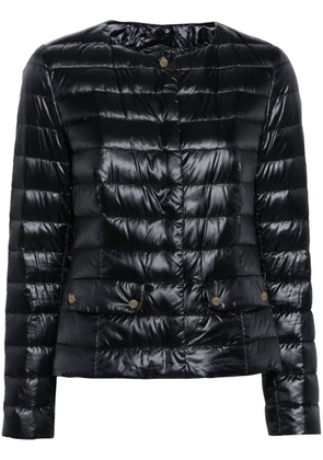 Herno round-neck padded jacket - Black