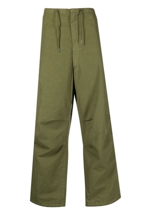 DARKPARK wide-leg track pants - Green