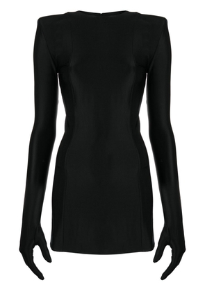 VETEMENTS long-sleeve minidress - Black