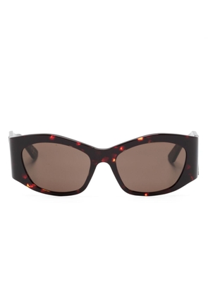 Balenciaga Eyewear rectangle-frame sunglasses - Brown