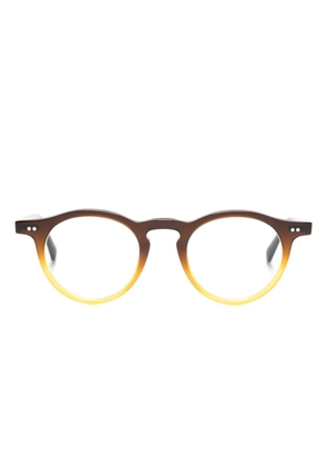 Oliver Peoples round optical glasses - Brown