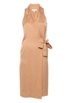Antonelli Muller wrap dress - Brown