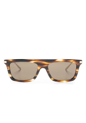 Gucci Eyewear Interlocking G logo-engraved sunglasses - Brown