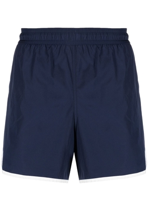 Alexander McQueen contrasting trim swim shorts - Blue
