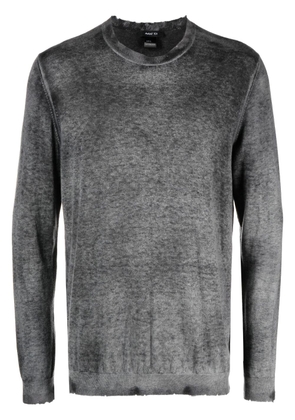 Avant Toi raw-cut edge sweatshirt - Grey
