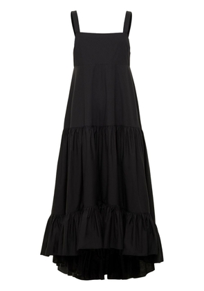 AZEEZA Griffon poplin midi dress - Black