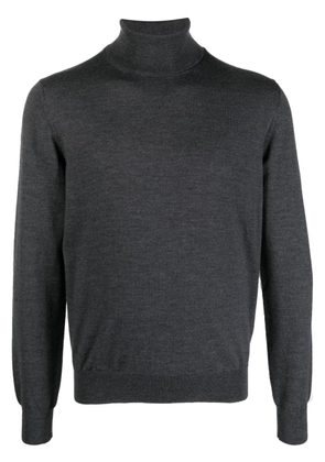 Tagliatore roll-neck wool jumper - Grey