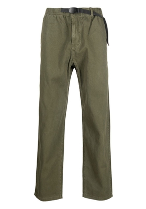 Gramicci belted-waist straight-leg trousers - Green