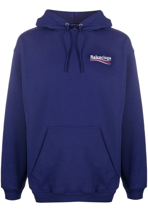 Balenciaga Political Campaign hoodie - Blue