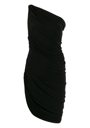 Norma Kamali ruched cocktail dress - Black