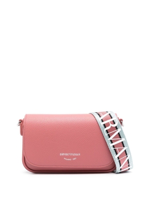 Emporio Armani logo-print shoulder bag - Pink