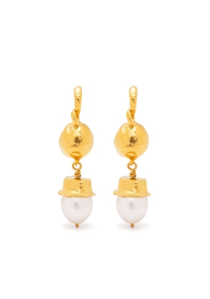Alighieri The Return to Innocence pearl earrings - Gold