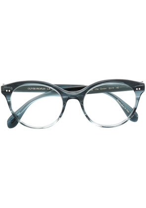 Oliver Peoples Gwinn round-frame glasses - Blue