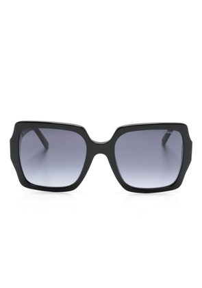 Marc Jacobs Eyewear J Marc-logo oversize-frame sunglasses - Black