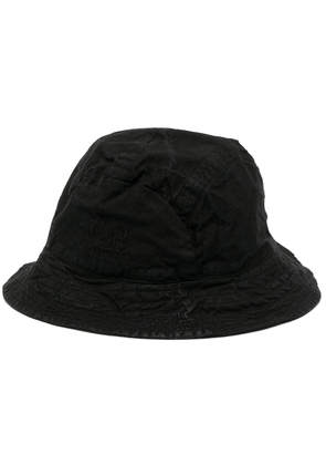 C.P. Company logo-embroidered bucket hat - Black