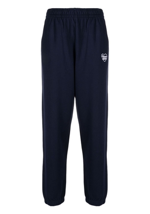 CHOCOOLATE logo-embroidered cotton track pants - Blue