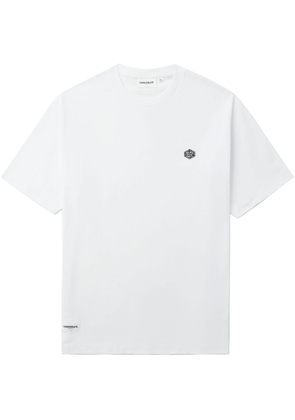 CHOCOOLATE logo-patch cotton T-shirt - White