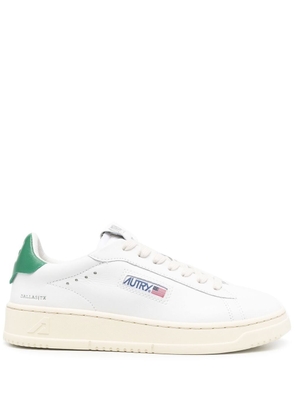Autry almond-toe lace-up sneakers - White